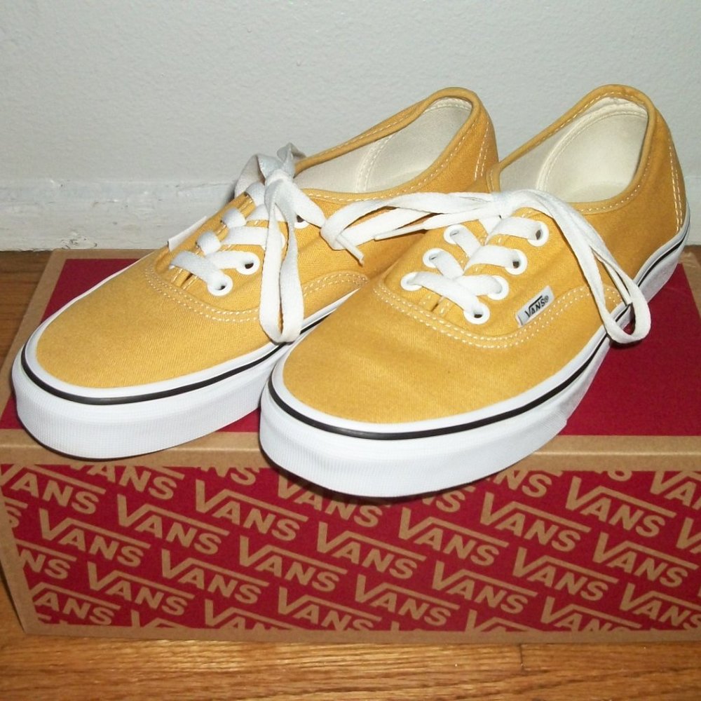 mustard classic vans